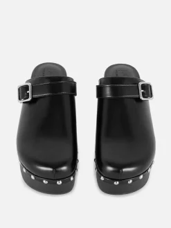 Chaussures À Talons|Primark Sabots Cloutés à Talon épais Rita Ora Noir