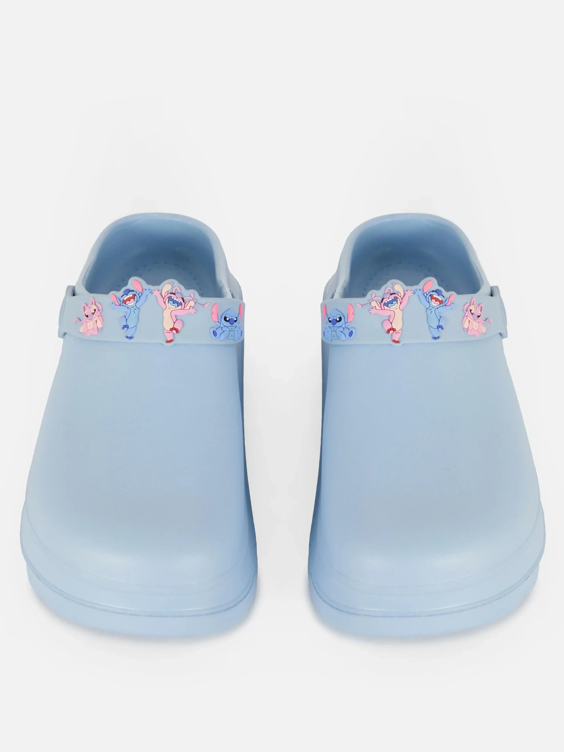 Tongs Et Claquettes|Primark Sabots Compensés Disney Lilo & Stitch Bleu