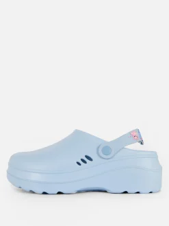 Tongs Et Claquettes|Primark Sabots Compensés Disney Lilo & Stitch Bleu