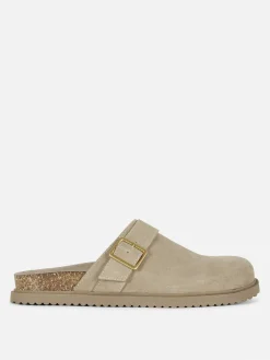 Chaussons|Primark Sabots En Daim The Edit Camel