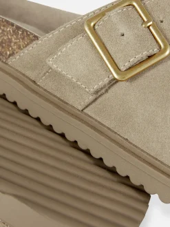 Chaussons|Primark Sabots En Daim The Edit Camel