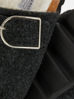 Chaussons|Primark Sabots En Feutre Noir