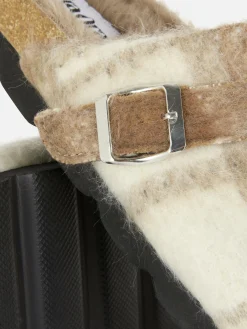 Chaussons|Primark Sabots Mules Doublés De Fausse Fourrure Rita Ora Marron