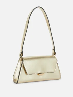 Sacs Et Porte-Monnaie|Primark Sac à Bandoulière En Simili Cuir à Rabat Doré