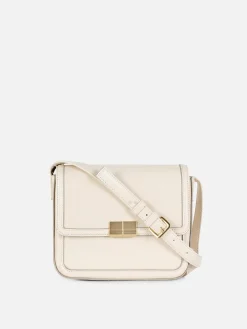 Sacs Et Porte-Monnaie|Primark Sac à Bandoulière Imitation Croco Écru