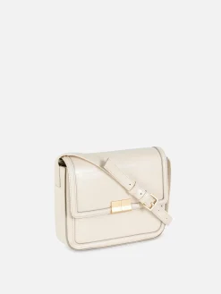 Sacs Et Porte-Monnaie|Primark Sac à Bandoulière Imitation Croco Écru