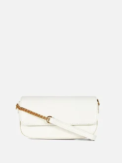 Sacs Et Porte-Monnaie|Primark Sac à Bandoulière Imitation Serpent Blanc