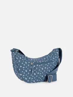 Sacs Et Porte-Monnaie|Primark Sac à Bandoulière Imprimé Floral Bleu