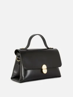 Sacs Et Porte-Monnaie|Primark Sac à Bandoulière Mi-long à Rabat Noir