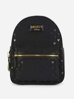 Sacs Et Porte-Monnaie|Primark Sac à Dos à Monogramme Doré Disney Mickey Mouse Noir