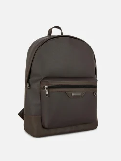 Sacs Et Portefeuilles|Primark Sac à Dos Avec Poche Zippée Kem Marron