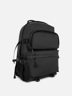 Sacs Et Portefeuilles|Primark Sac à Dos Caoutchouté à Poches Multiples Noir