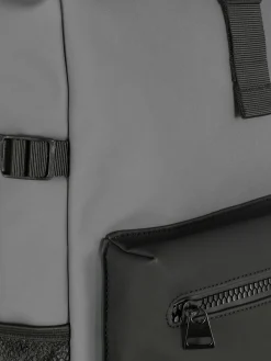 Sacs Et Portefeuilles|Primark Sac à Dos Caoutchouté Rabattable Sur Le Dessus Gris