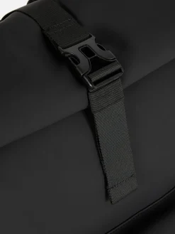 Sacs Et Portefeuilles|Primark Sac à Dos Caoutchouté Rabattable Sur Le Dessus Noir