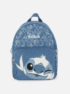 Sacs Et Porte-Monnaie|Denim|Primark Sac à Dos En Denim Disney Stitch Bleu
