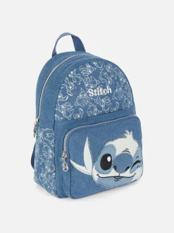 Sacs Et Porte-Monnaie|Denim|Primark Sac à Dos En Denim Disney Stitch Bleu