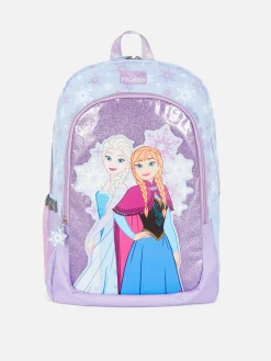 Sacs|Primark Sac à Dos Pour L'école à Paillettes Disney La Reine Des Neiges Lilas