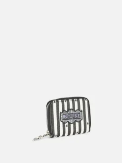 Beetlejuice|Accessoires Halloween|Primark Sac à Main Zippé Beetlejuice Noir/Blanc