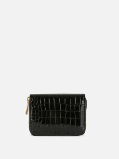Sacs Et Porte-Monnaie|Primark Sac à Main Zippé Imitation Crocodile Noir