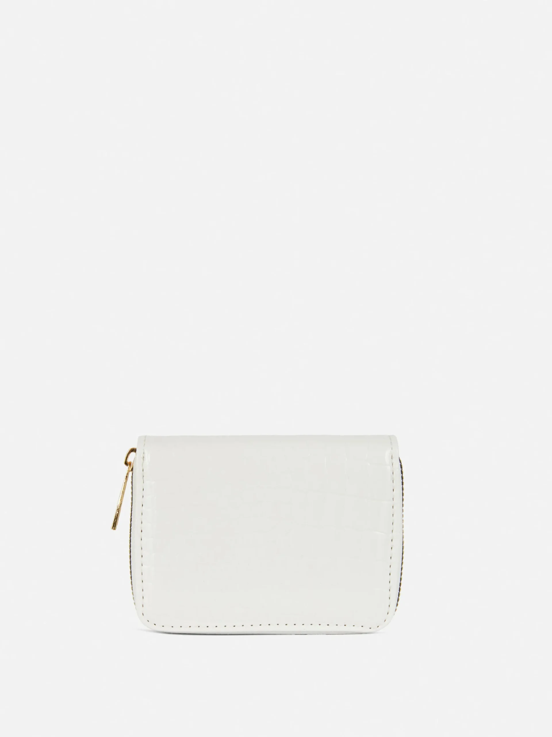 Sacs Et Porte-Monnaie|Primark Sac à Main Zippé Imitation Crocodile Écru