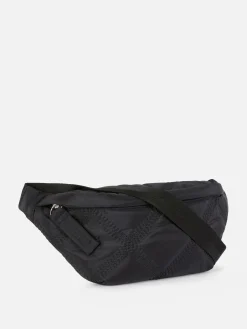 Sacs Et Porte-Monnaie|Primark Sac Banane à Motif Losange Cousu Noir