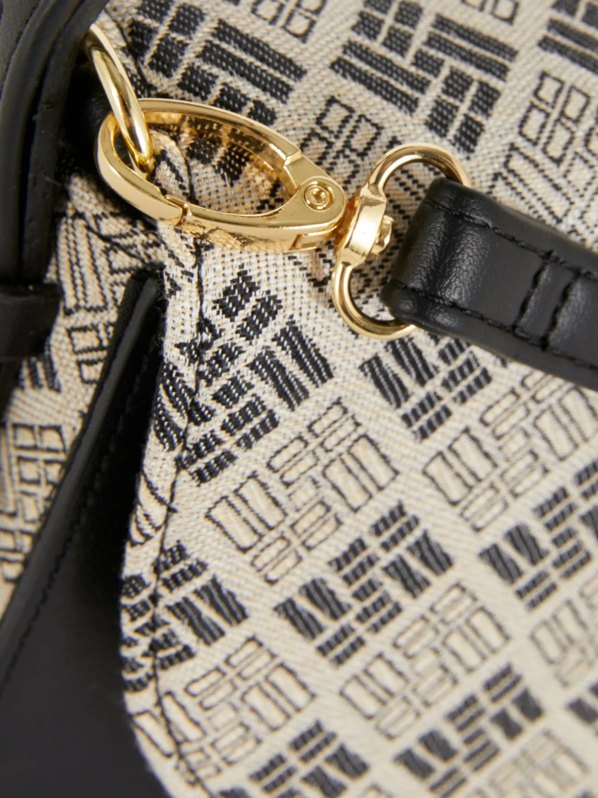 Sacs Et Porte-Monnaie|Primark Sac Bandoulière à Rabat Monogramme Noir