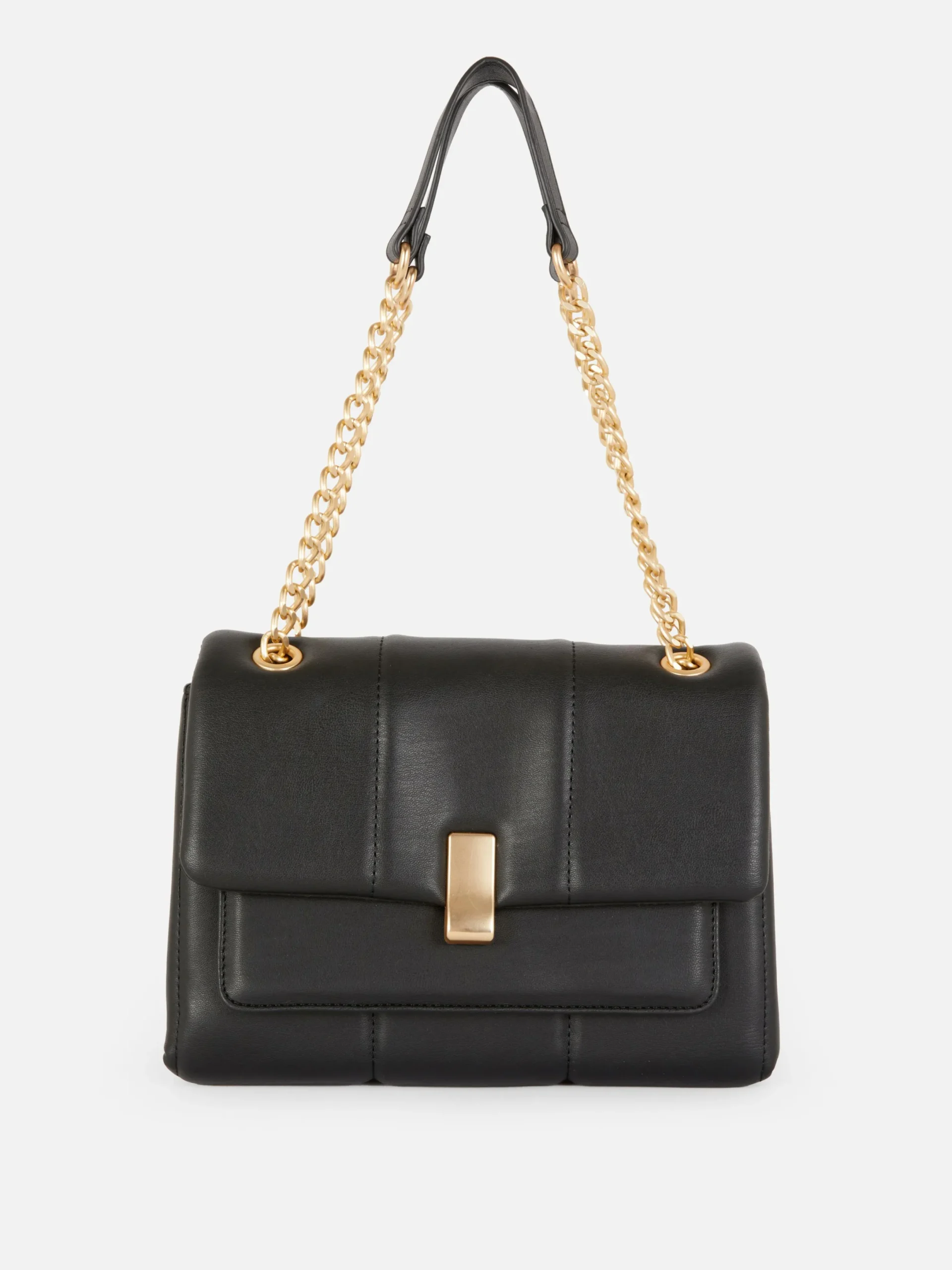 Sacs Et Porte-Monnaie|Primark Sac Bandoulière Matelassé à Rabat Noir