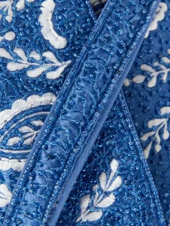 Sacs Et Porte-Monnaie|Primark Sac Bandoulière Orné De Perles Bleu