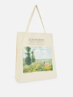 Accessoires Voyages|Primark Sac En Toile Claude Monet Naturel