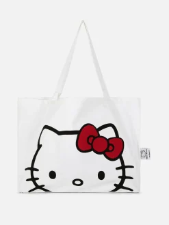 Accessoires Voyages|Primark Sac En Toile Hello Kitty Blanc