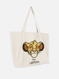 Accessoires Voyages|Primark Sac En Toile XL Disney Le Roi Lion 30e Anniversaire Naturel