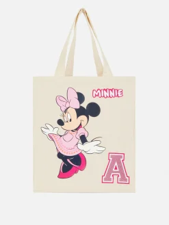 Sacs|Primark Sac Fourre-tout à Initiale Disney Minnie Mouse Naturel