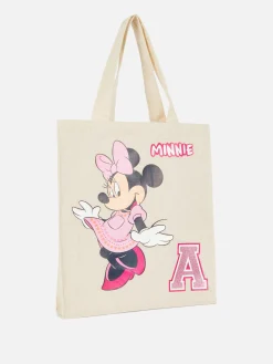 Sacs|Primark Sac Fourre-tout à Initiale Disney Minnie Mouse Naturel