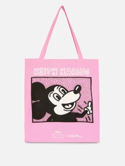 Sacs Et Porte-Monnaie|Primark Sac Fourre-tout Disney Mickey Mouse X Keith Haring Rose