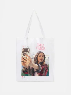 Sacs Et Porte-Monnaie|Primark Sac Fourre-tout En Toile Emily In Paris Blanc