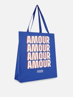 Accessoires Voyages|Primark Sac Fourre-tout En Toile Ville Rose