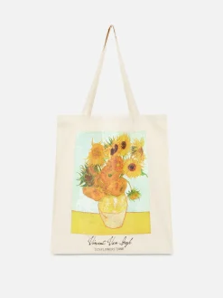 Sacs Et Porte-Monnaie|Primark Sac Fourre-tout Vincent Van Gogh Les Tournesols Naturel
