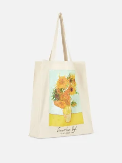 Sacs Et Porte-Monnaie|Primark Sac Fourre-tout Vincent Van Gogh Les Tournesols Naturel