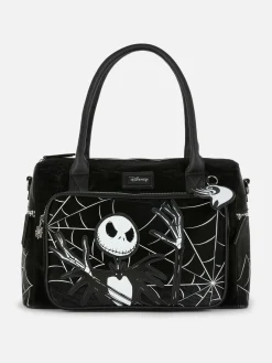 The Nightmare Before Christmas|Accessoires Halloween|Primark Sac Week-end Disney L’Étrange Noël De Monsieur Jack De Tim Burton Noir