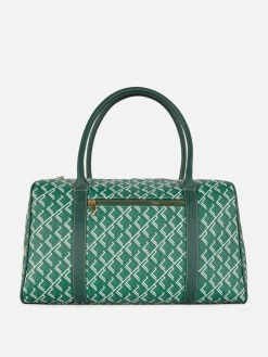 Accessoires Voyages|Primark Sac Week-end Monogrammé Vert
