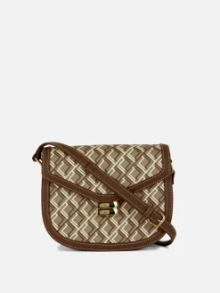 Sacs Et Porte-Monnaie|Primark Sacoche Graphique à Monogramme Chocolat