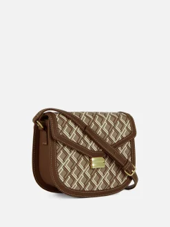 Sacs Et Porte-Monnaie|Primark Sacoche Graphique à Monogramme Chocolat