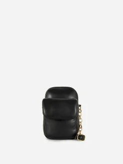 Sacs Et Porte-Monnaie|Primark Sacoche Pour Téléphone En Simili Cuir Rembourré Noir