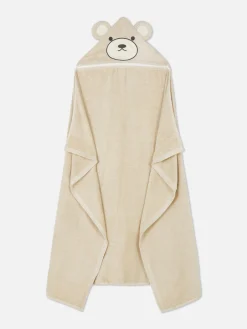 Serviettes|Primark Serviette à Capuche Ourson Grège