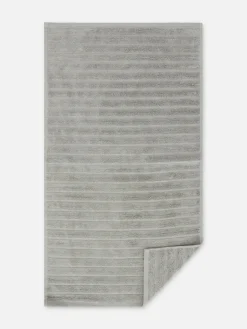 Serviettes|Primark Serviette Essuie-mains Côtelée Gris