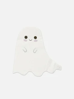 Déco Et Friandises D'Halloween|Tout Halloween|Primark Serviettes En Papier En Forme De Fantôme Blanc