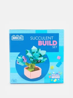 Jeux|Primark Set De Blocs De Construction Plante Succulente Bleu