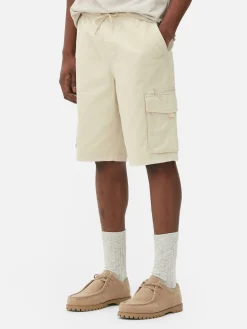 Shorts|Primark Short Cargo Avec Cordon De Serrage Grège