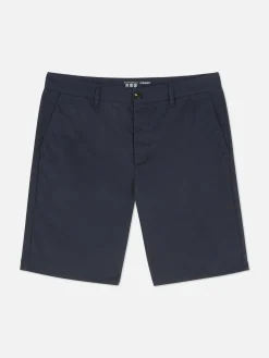 Shorts|Primark Short Chino Classique Bleu marine