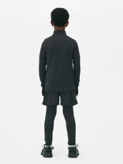 Shorts|Primark Short De Sport Avec Legging 2 En 1 Noir